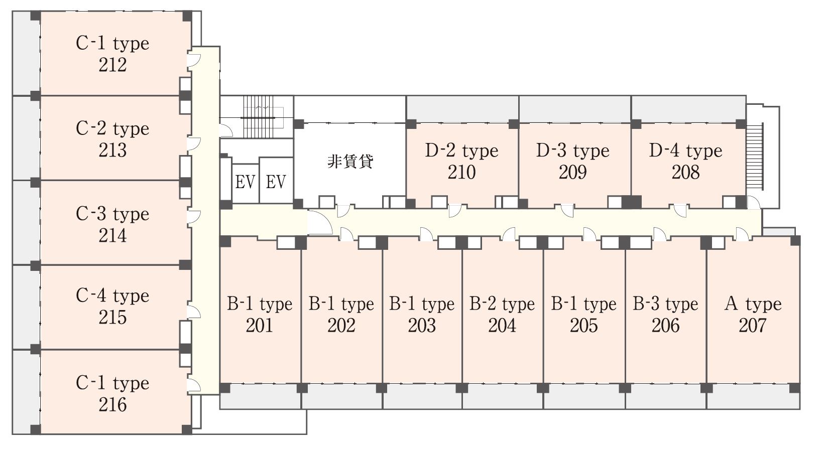 2F平面配置図